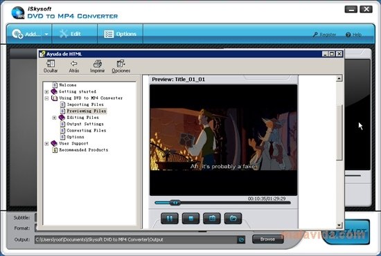 iSkysoft DVD to MP4 Converter 2.1.0.18