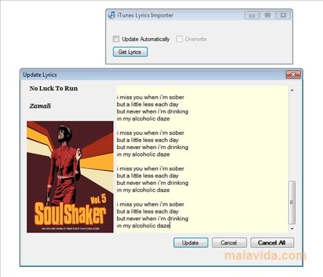 iTunes Lyrics Importer 1.1