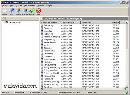 IZArc Language Pack  3.81.1550