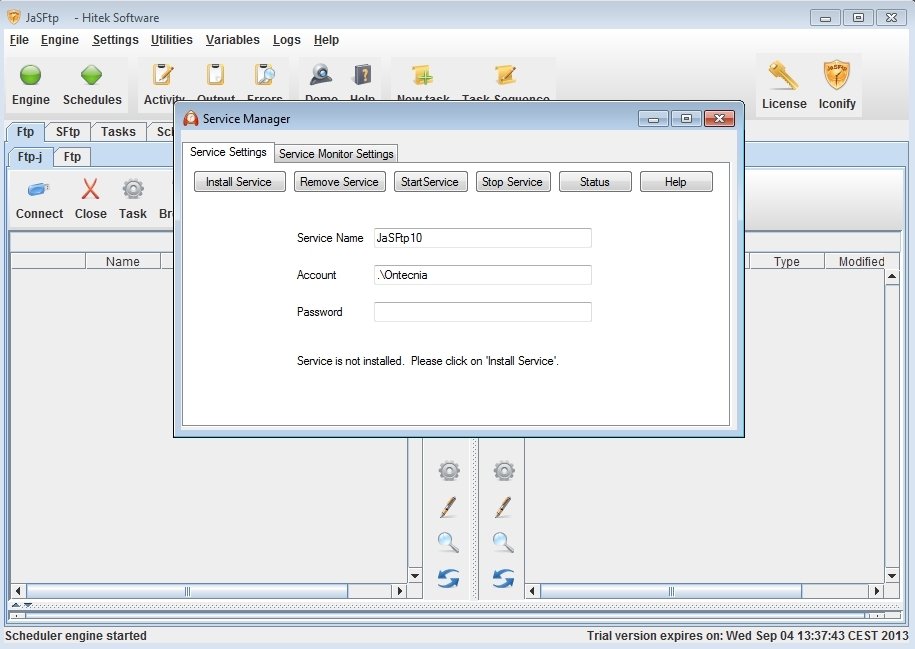JaSFtp 8.28 Englisch