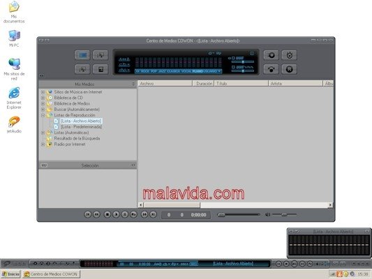 jetAudio Espa�ol  7.5 Fichero Lenguaje 1.0 Espa�ol