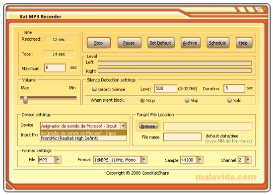 Kat MP3 Recorder 3.3.0
