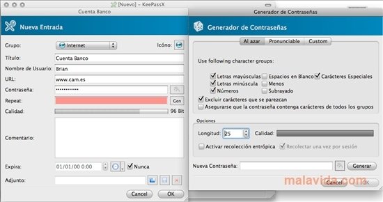 KeePassX 0.3.3 Engelska