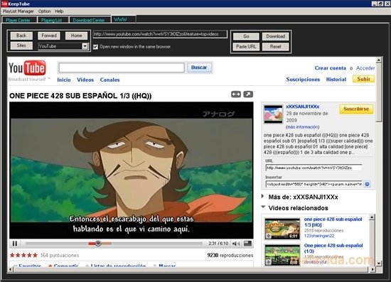 KeepTube 6.5