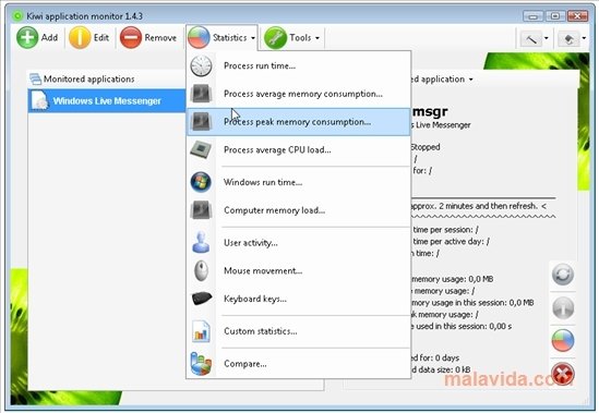 Kiwi application monitor 1.4.6