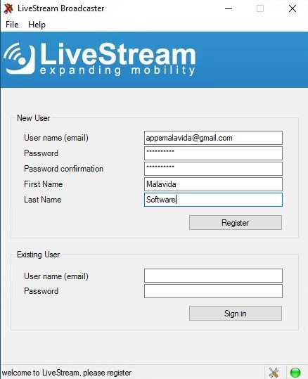 LiveStream Broadcaster 7.0