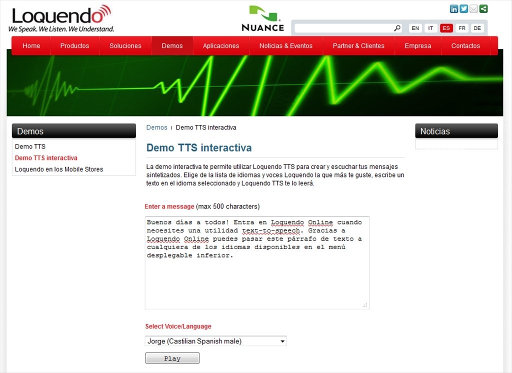 Loquendo Online