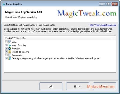Magic Boss Key 4.10