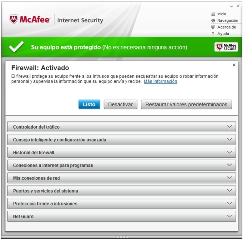McAfee Internet Security Suite 2009 Espa�ol