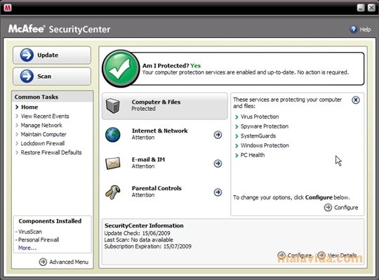 McAfee VirusScan 11