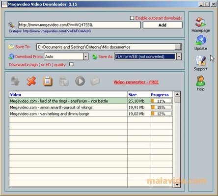 Megavideo Video Downloader  3.15