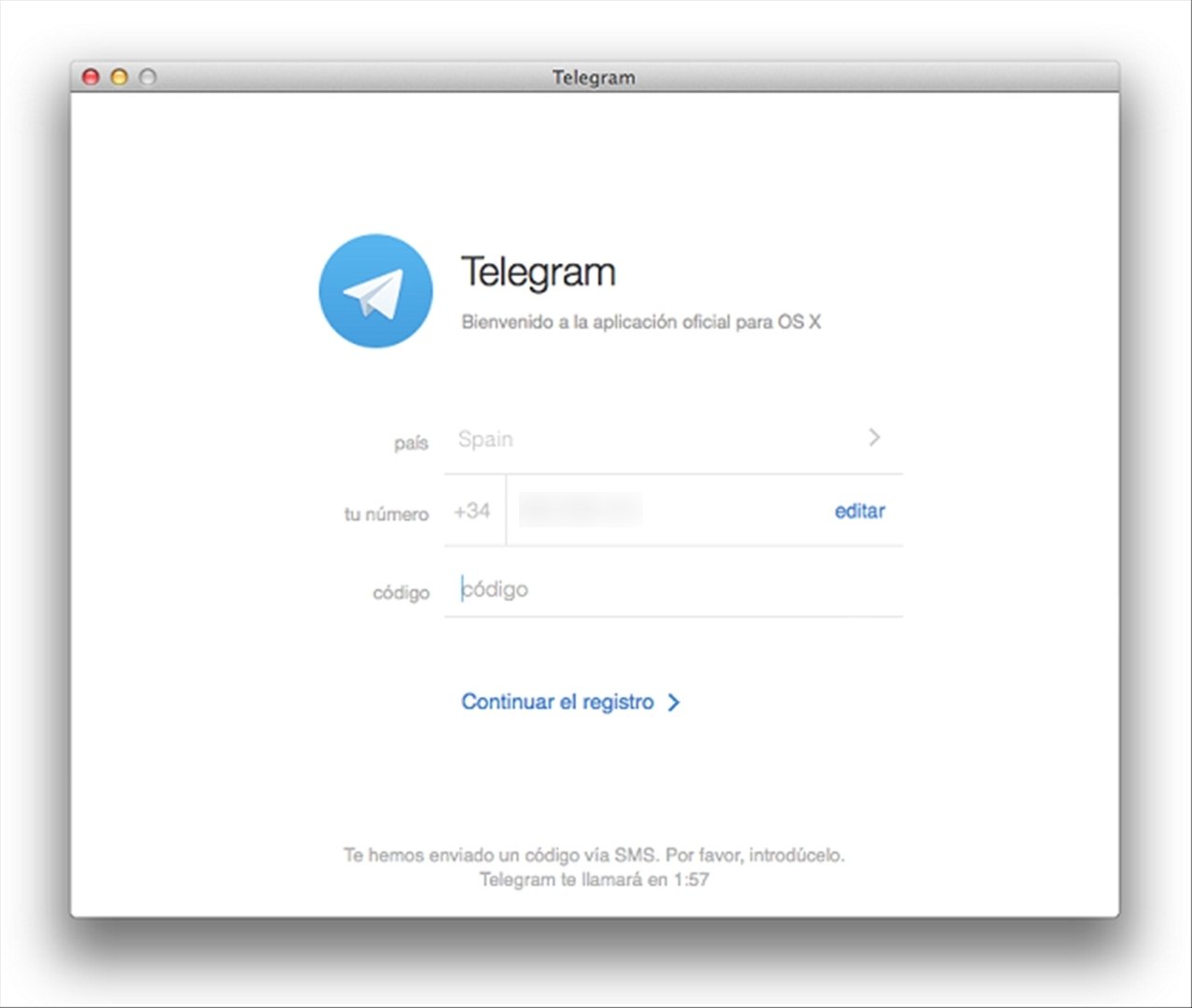 Telegram messenger for mac