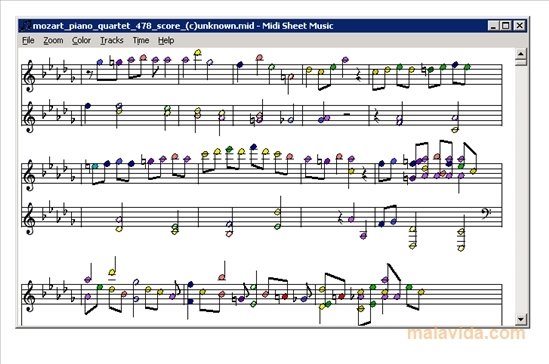 Midi Sheet Music 2.2