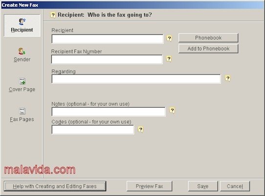 MightyFax 3.41 98/ME Inglese