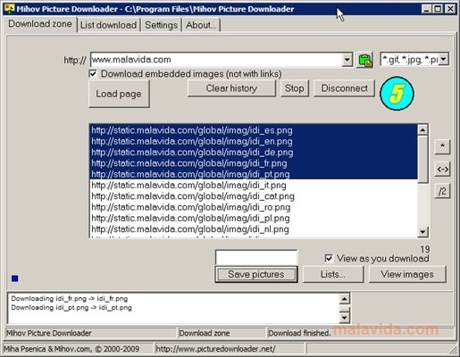 Mihov Picture Downloader 1.4 Ingl�s