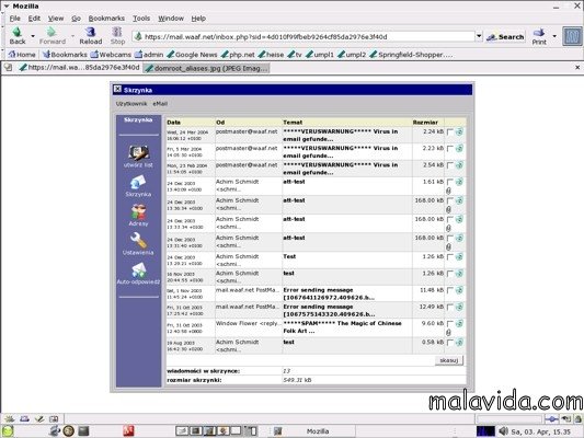Mozilla 1.7.13 Inglese