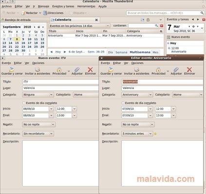 Mozilla Lightning 0.9 Nederlands