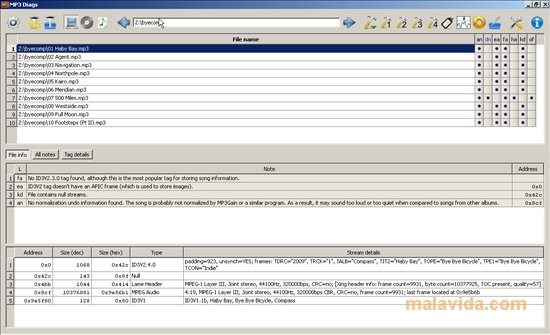 MP3 Diags  0.99.06.042 Beta