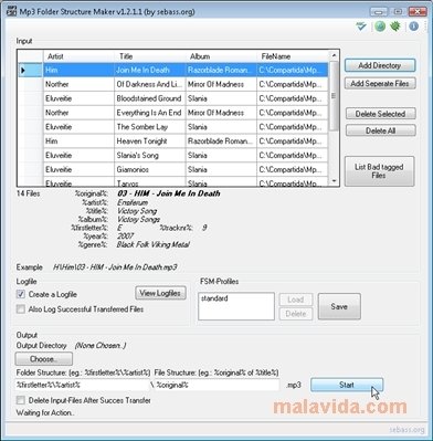 Mp3 Folder Structure Maker 1.2.1.1