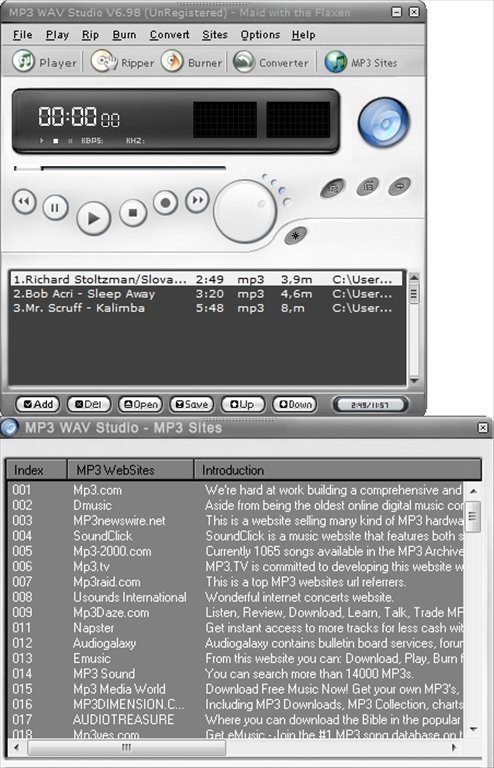 MP3 WAV Studio 6.98 Build 110228