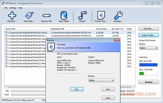 MP3Resizer  1.9.2 Ingl�s