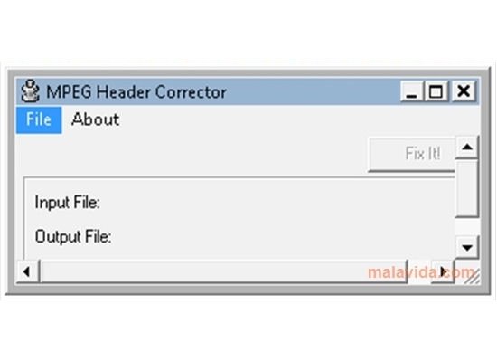 Download MPEG Header Corrector free