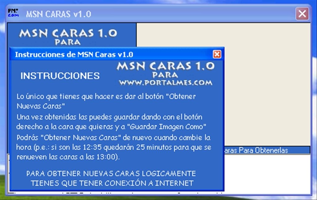 MSN Caras 1.0 Espa�ol