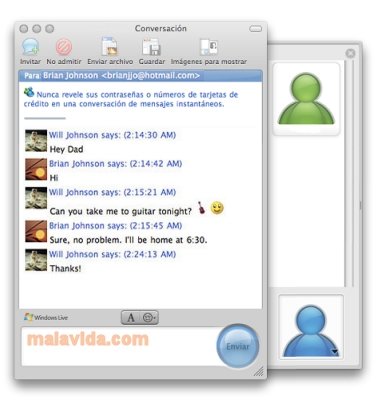 MSN Messenger 7.0.2 for Mac Fran�ais