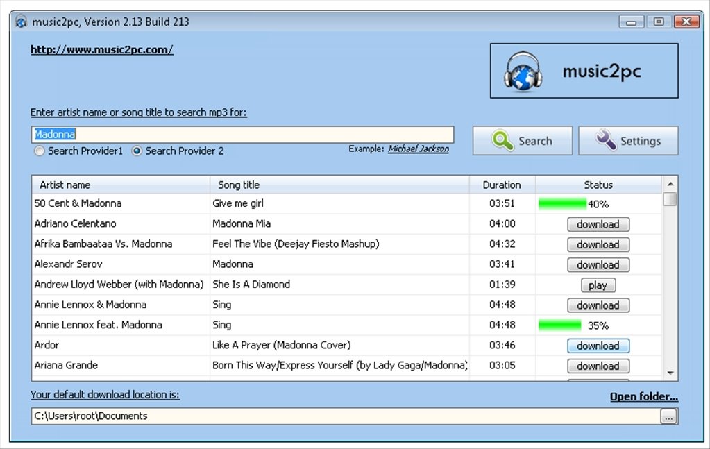 music2pc 2.13