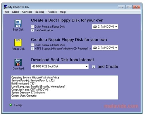 My BootDisk 2.95 Engelsk