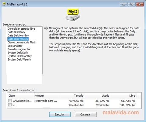 MyDefrag 4.3.1