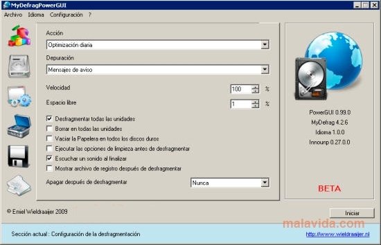 MyDefragPowerGUI 1.0.4