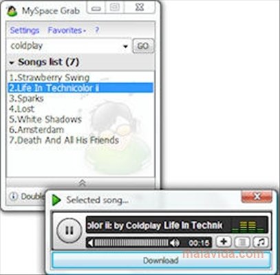 MySpace Grab 1.0.0