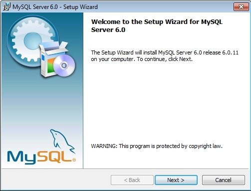 MySQL 6 .0.11 Alpha