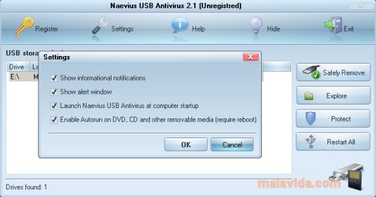 Naevius USB Antivirus 2.1