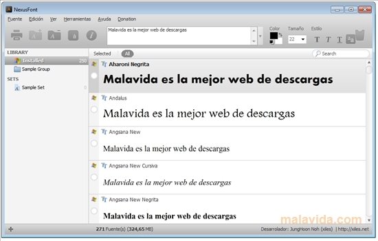 NexusFont 2.5.7.1562