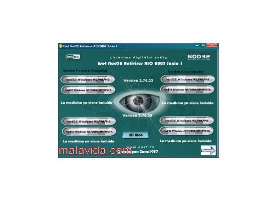 NOD32 Antivirus System 2.70.39 (95/98/ME) Engels