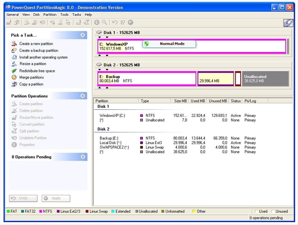 Norton Partition Magic 8.00 Ingl�s