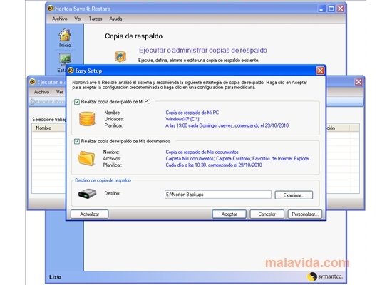 Norton Save and Restore 2.0 Angielski