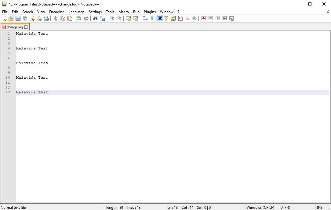 Notepad++ 5.5.1