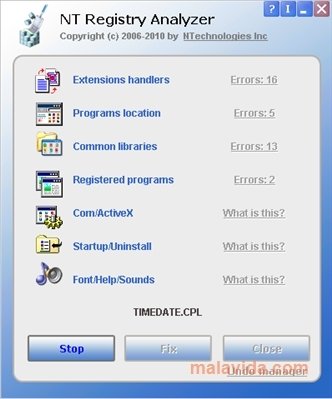 NT Registry Analyzer 1.1