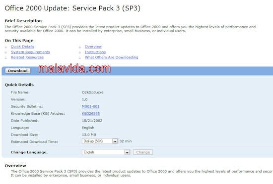 Office 2000 Service Pack 3 (SP3) Polski