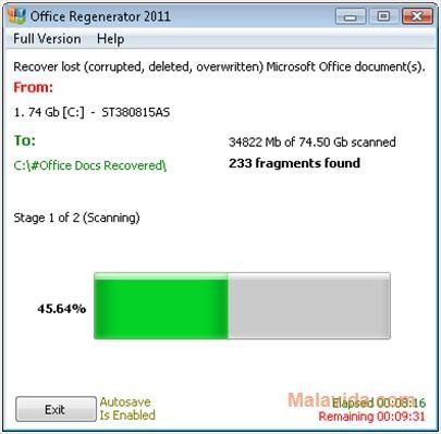 Office Regenerator 2011