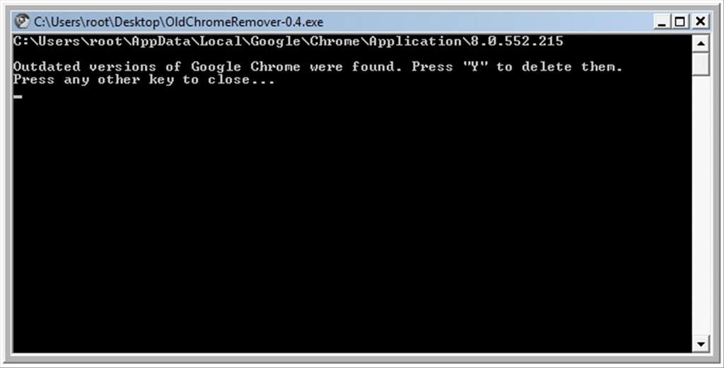 OldChromeRemover 0.4