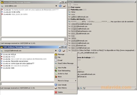 One Instant Messenger  1.1.0.0 Ingl�s