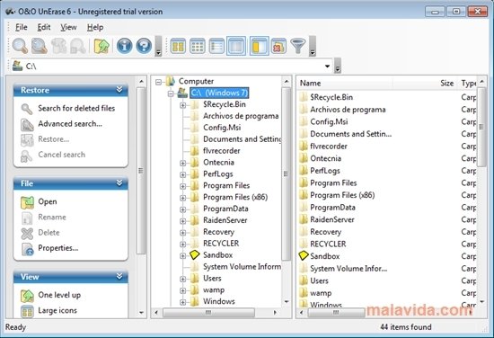 O&O UnErase 4.1.1419 Engelsk