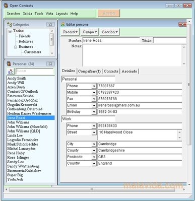 Open Contacts 5.3.4.614 Angielski