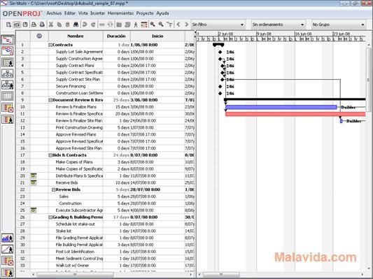 OpenProj 1.4