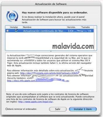 Security Update 2007-006 Mac OS X 10.3.9 Portugu�s
