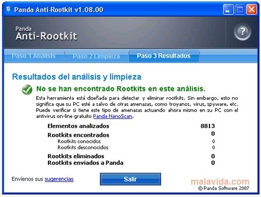 Panda Anti-Rootkit 1.08.00